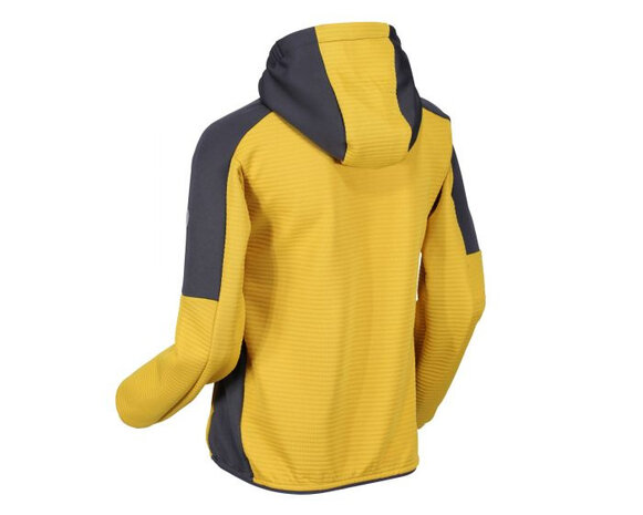 fleecevest Jenning junior polyester geel maat 122/128