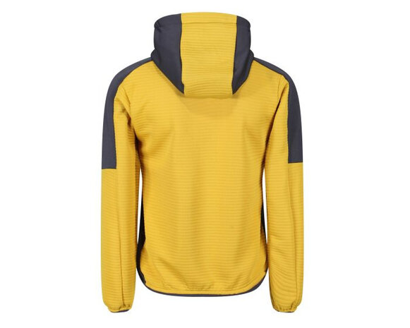 fleecevest Jenning junior polyester geel maat 122/128