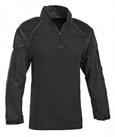longsleeve Combat heren katoen/polyester zwart maat XL