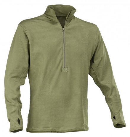 thermoshirt Level 2 heren polyester groen maat XXL