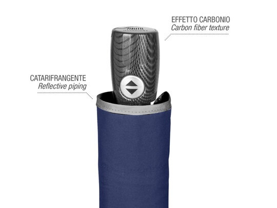 mini-paraplu Automatic Open-Close 58 x 104 cm blauw