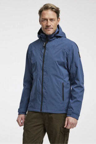 outdoorjas Scarp heren polyester donkerblauw maat M