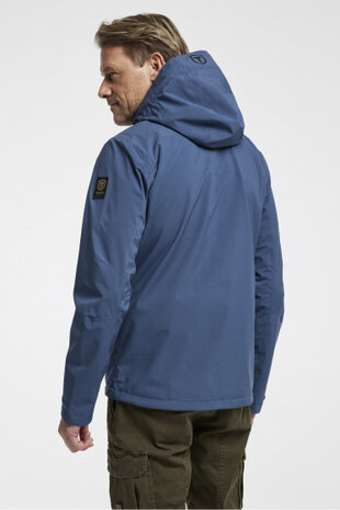 outdoorjas Scarp heren polyester donkerblauw maat M