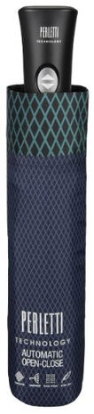 paraplu automatisch 58 x 104 cm fiberglas groen/blauw