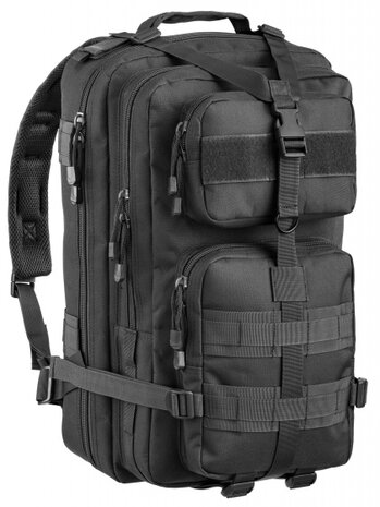 backpack Tactical 40 L polyester 25 x 38 x 52 cm zwart