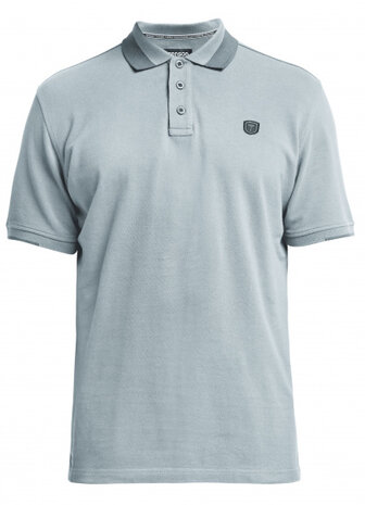 poloshirt Essential heren katoen lichtblauw maat M