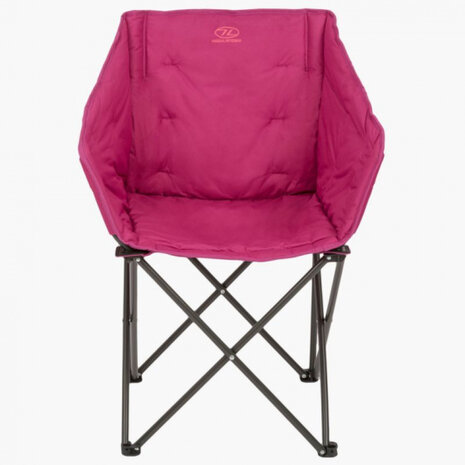 vouwstoel Braemar 87 x 50 x 46 cm staal roze