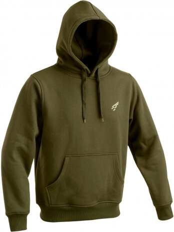 hoodie heren polyester/katoen legergroen maat XL