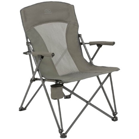 vouwstoel Duone 100 x 62 x 74 cm staal grijs