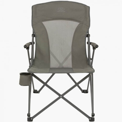 vouwstoel Duone 100 x 62 x 74 cm staal grijs