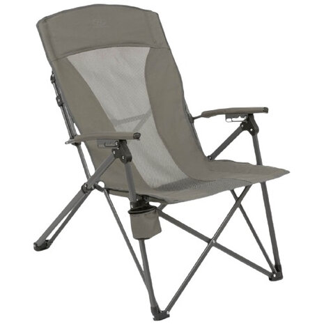 vouwstoel Balvenie 108 x 60 x 86 cm staal grijs