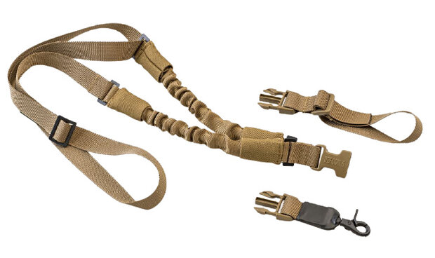 bevestigingsriem Tactical 2,5 cm polyester bruin
