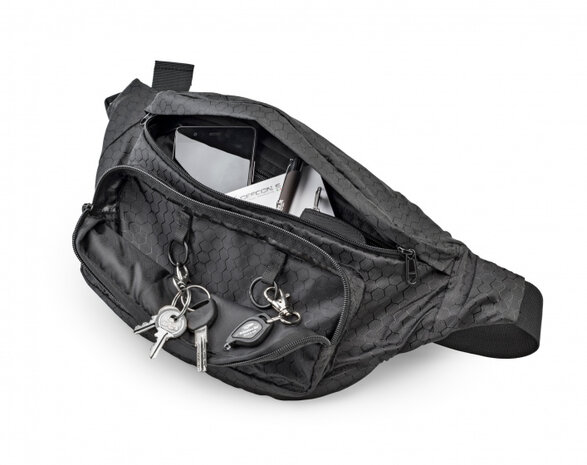 heuptas Metropolitan 32 x 15 cm polyester zwart