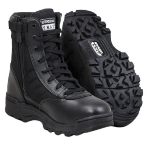 wandelschoenen Classic 9 SZ heren leer zwart mt 44