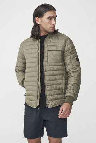 jas Tanani polyester heren groen maat S