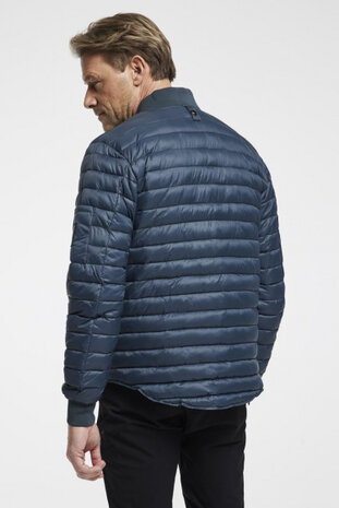 jas Tanani polyester heren donkerblauw maat S