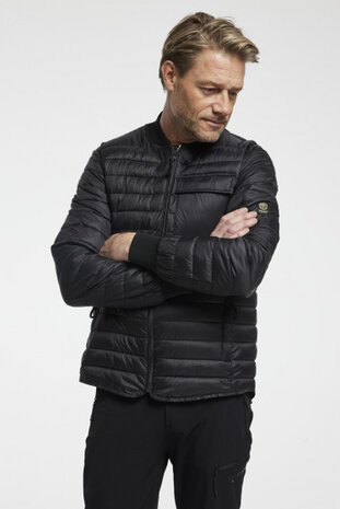 jas Tanani polyester heren zwart maat L