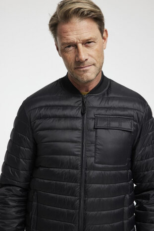 jas Tanani polyester heren zwart maat L