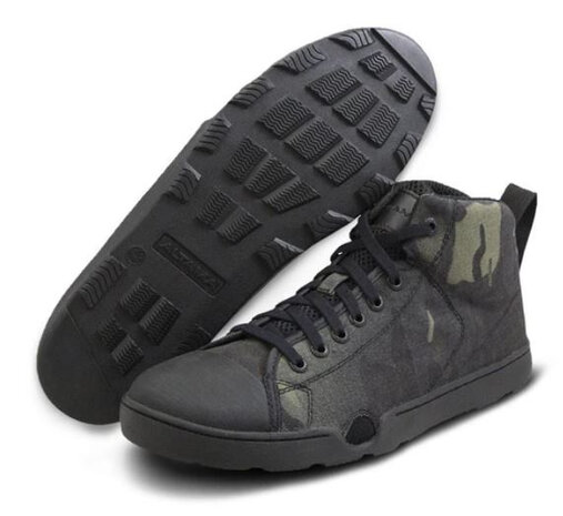 outdoorlaarzen Maritime Assault Mid polyester zwart/groen mt 37