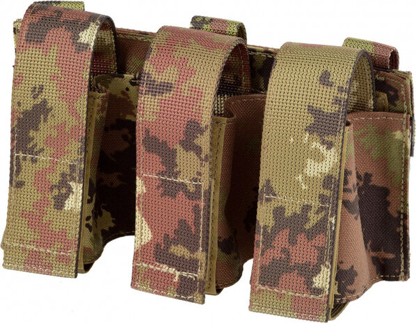granaathouder driedubbel 21 x 14 cm polyester groen