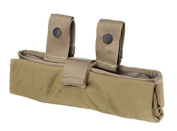 tas opvouwbaar 25 x 29 cm nylon bruin