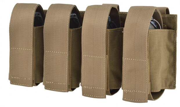 granaathouder vierdubbel 28,5 x 13 cm polyester beige