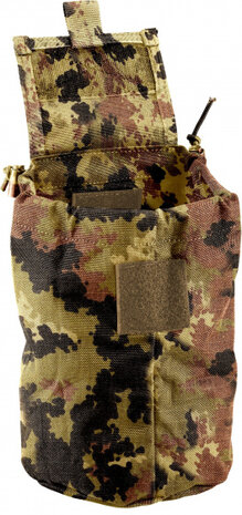 tas opvouwbaar 14 x 21 cm nylon legergroen