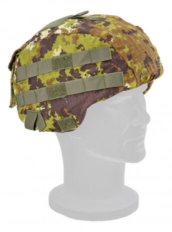 helmcover Italian Camo polyamide groen/bruin