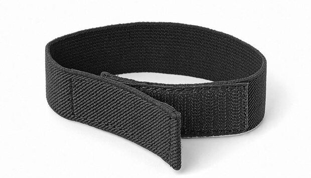 elastische manchet nylon zwart one size
