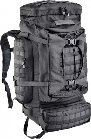 rugzak Outac heren 60 liter polyester zwart