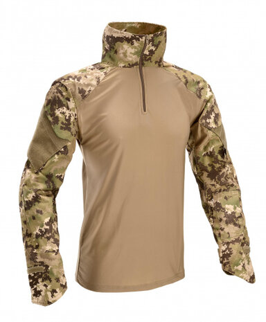 shirt Combat heren katoen/polyester beige/groen maat XXL