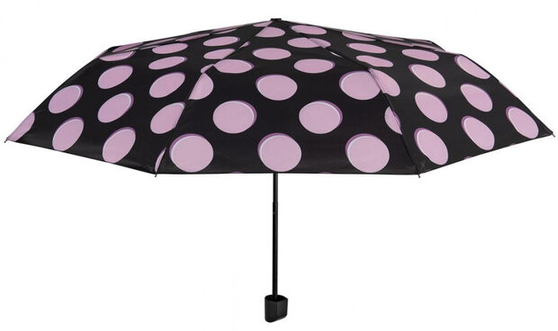 mini-paraplu Fantasy 99 cm automatisch zwart/roze