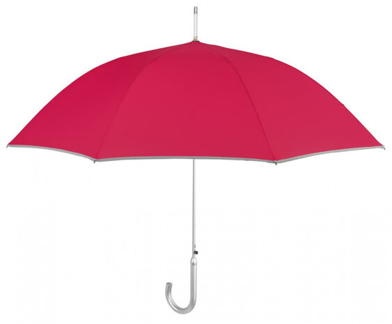 paraplu dames 112 cm automatisch microvezel rood