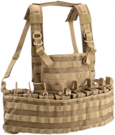 munitievest Outac Molle polyester beige maat one-size