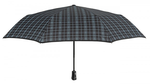 mini-paraplu heren 104 cm automatisch microvezel blauw
