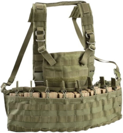 munitievest Outac Molle polyester groen maat one-size