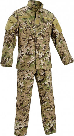 airsoft uniform ACU heren polyester/katoen beige mt S
