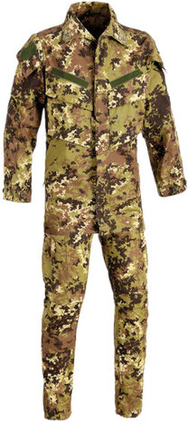 airsoft uniform BDU heren polykatoen groen/bruin mt XXL