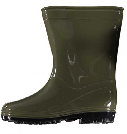 regenlaarzen halfhoog junior rubber groen maat 36