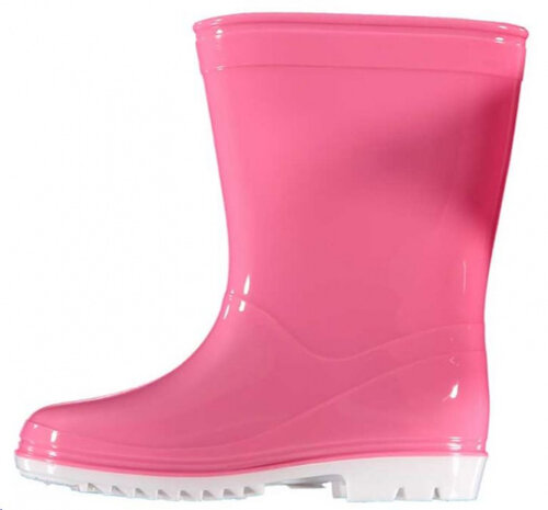 regenlaarzen meisjes halfhoog rubber roze maat 33