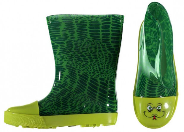 regenlaarzen halfhoog junior rubber groen mt 26