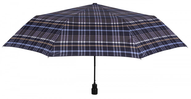 mini-paraplu Scottish 99 cm automatisch polyester blauw