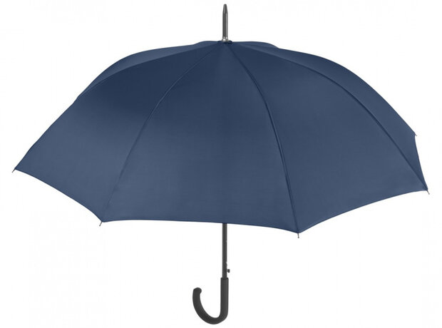 paraplu Golf heren 114 cm automatisch rubber blauw