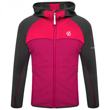 outdoorvest Hasty Core junior roze/antraciet mt 98-104 cm