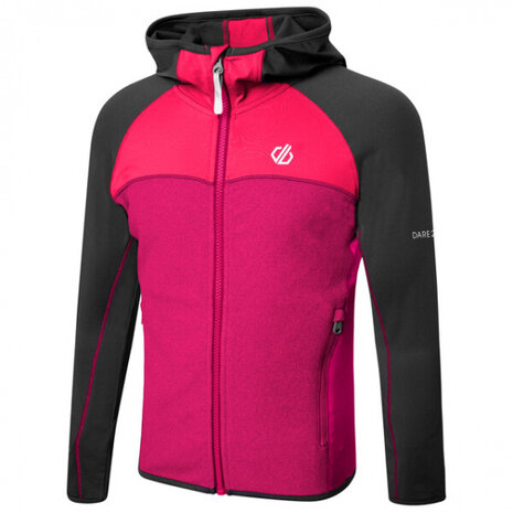 outdoorvest Hasty Core junior roze/antraciet mt 98-104 cm