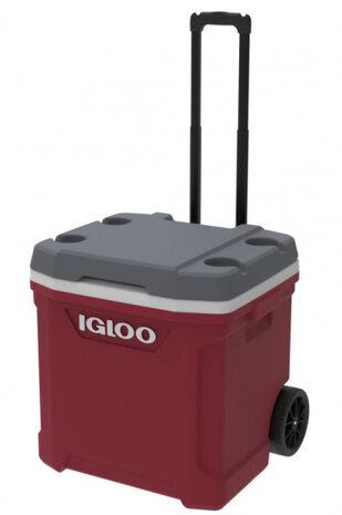 koelbox Latitude Roller 56 liter polyetheen 56 cm rood
