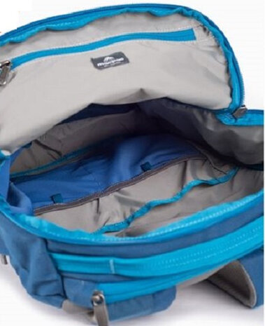 rugzak Ara Commuter 19 liter polyester/katoen blauw