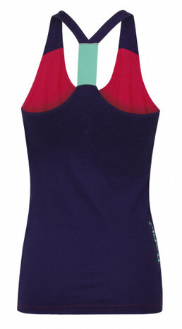 tanktop Vibes ll dames katoen rood maat 34