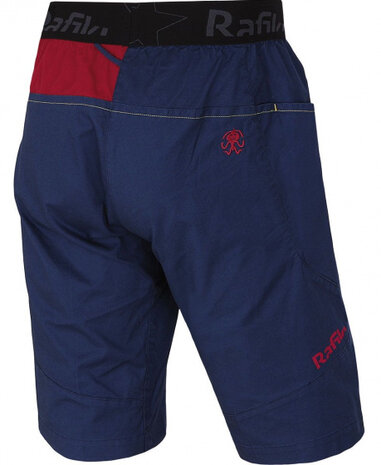 klimshort Megos heren katoen marineblauw maat XL