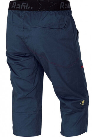 klimbroek Cliffbase 3/4 heren katoen marineblauw maat XS